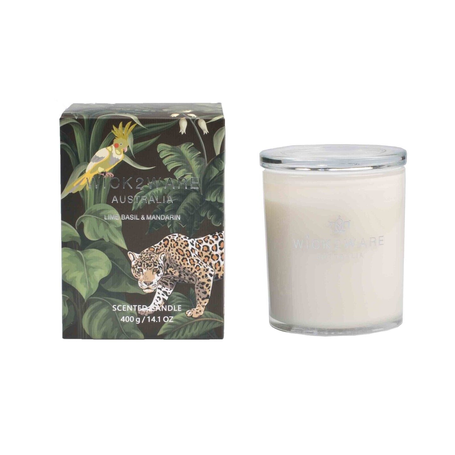 Lime Basil and Mandarin Scented Candle 400g/14.1 OZ