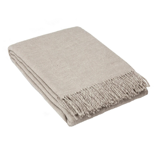 Ophelia Wool Throw -  Silver