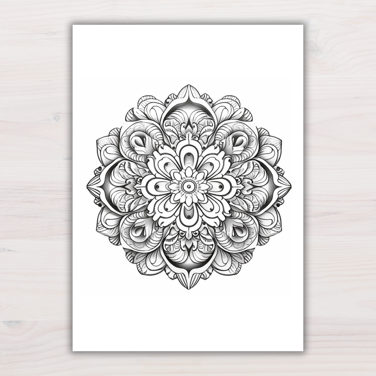 Mandalas & Manifestation Mantras Colouring Book