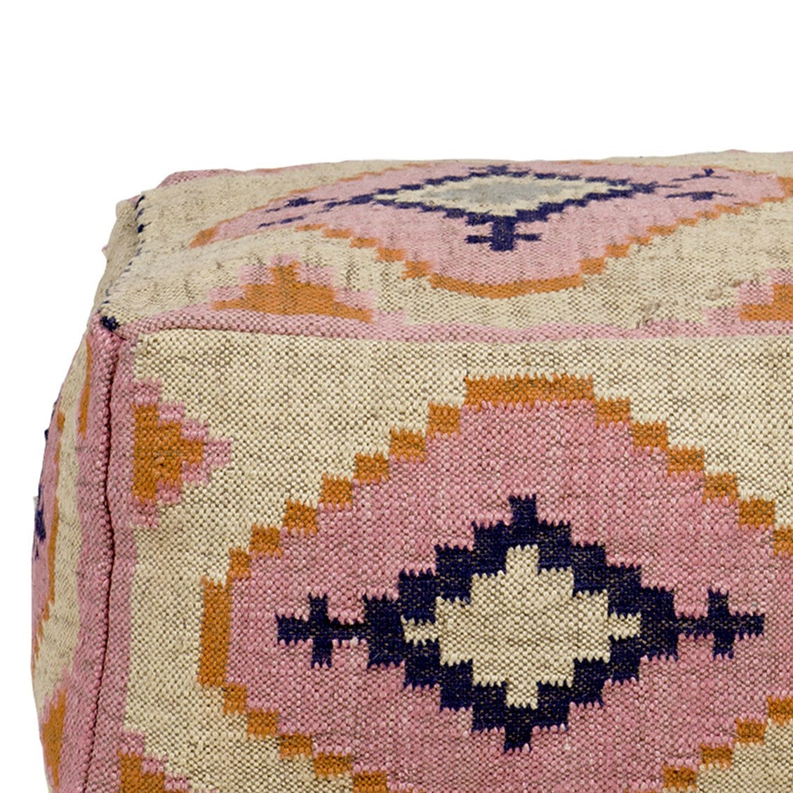 Maya Jute Ottoman