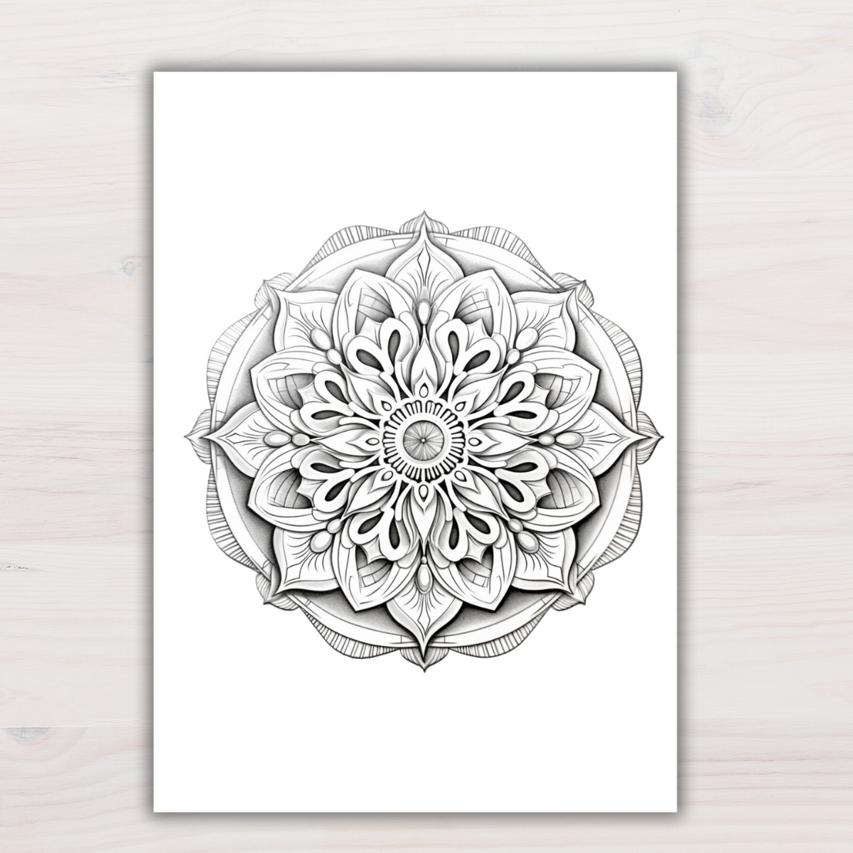 Mandalas & Manifestation Mantras Colouring Book