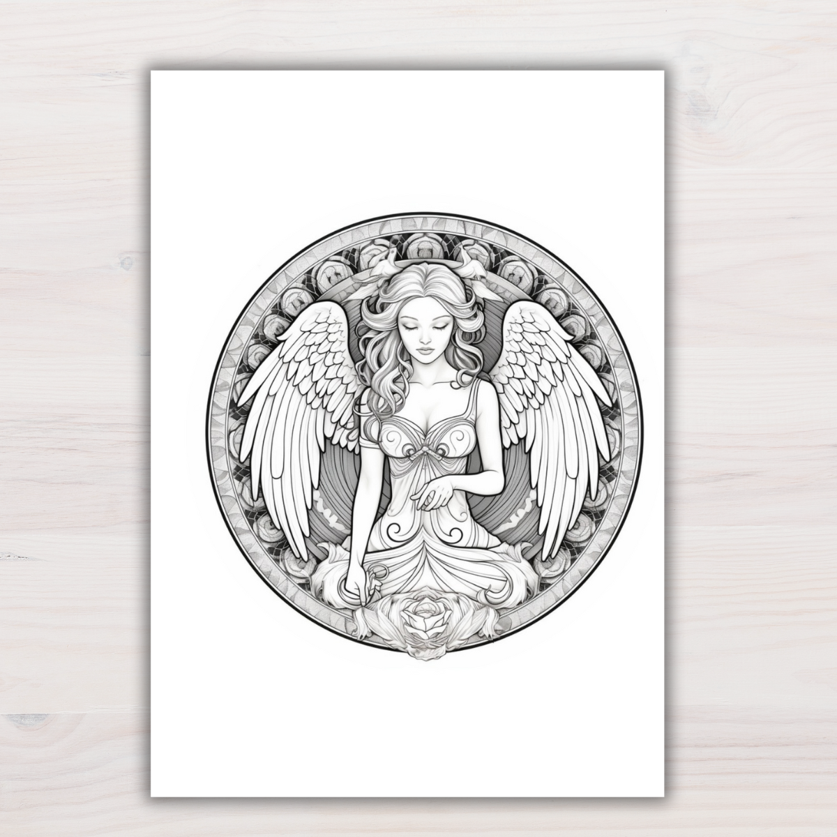 Goddess Within & Divine Feminine Affirmations Colouring Book