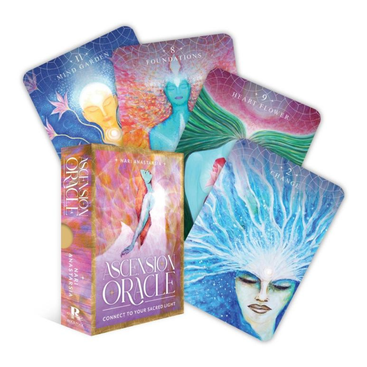 Ascension Oracle: 36 Gilded Cards & Guidebook