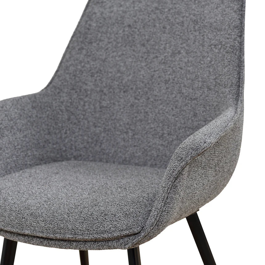 Graphite chair - set of 2