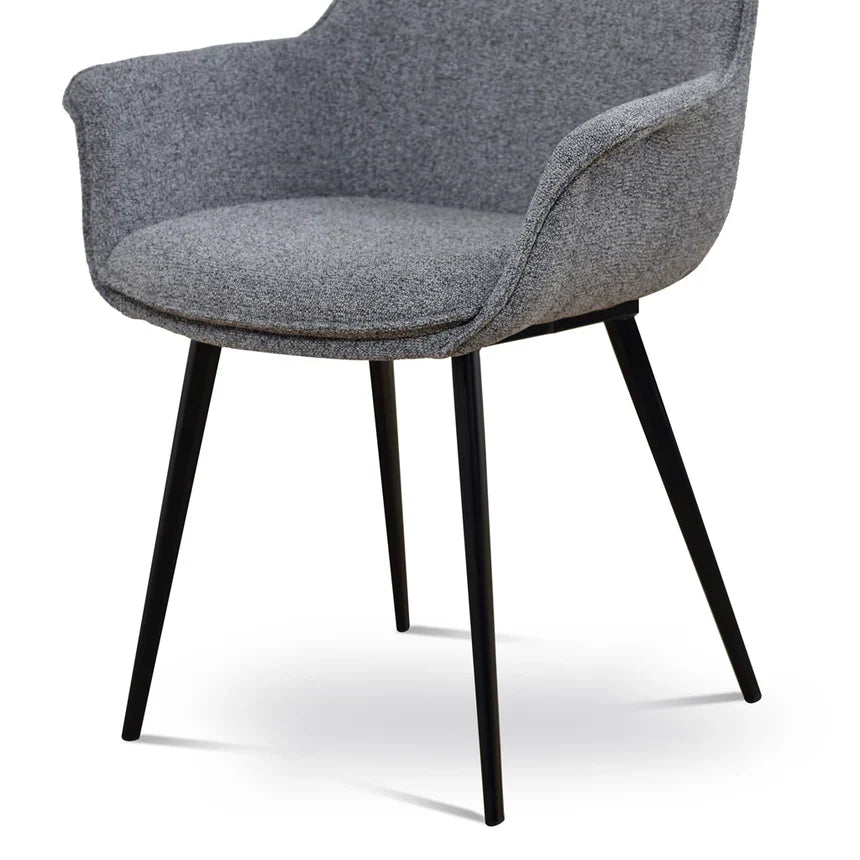 Graphite chair - set of 2