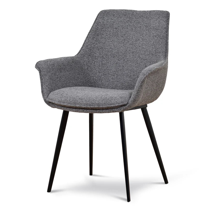 Graphite chair - set of 2