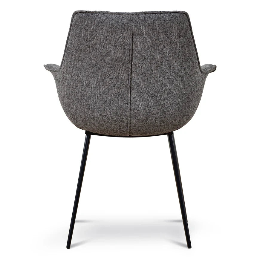 Graphite chair - set of 2