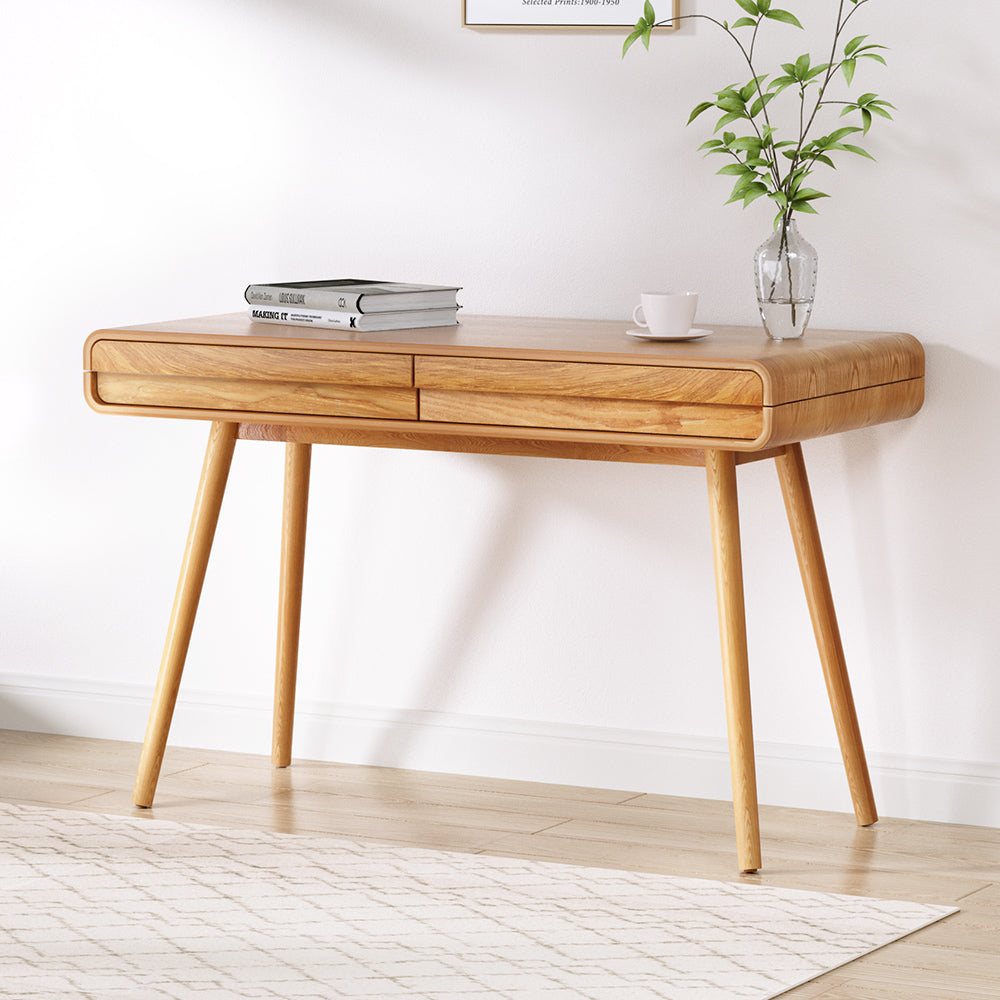 Radiant Ash Wood Desk