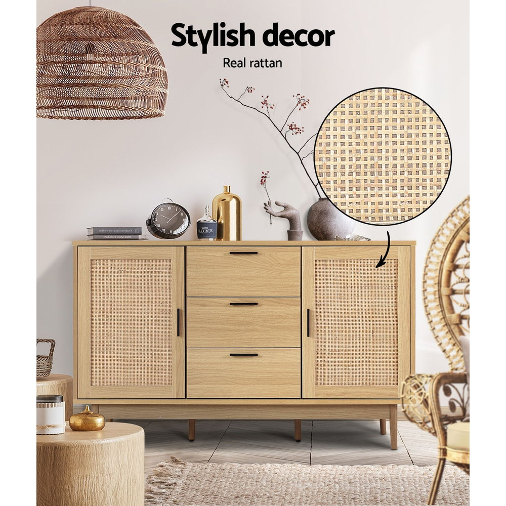 Amelia Rattan Sideboard