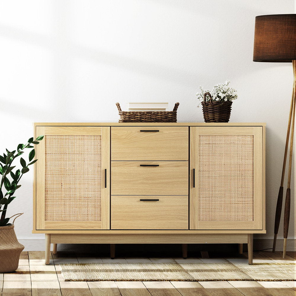 Amelia Rattan Sideboard