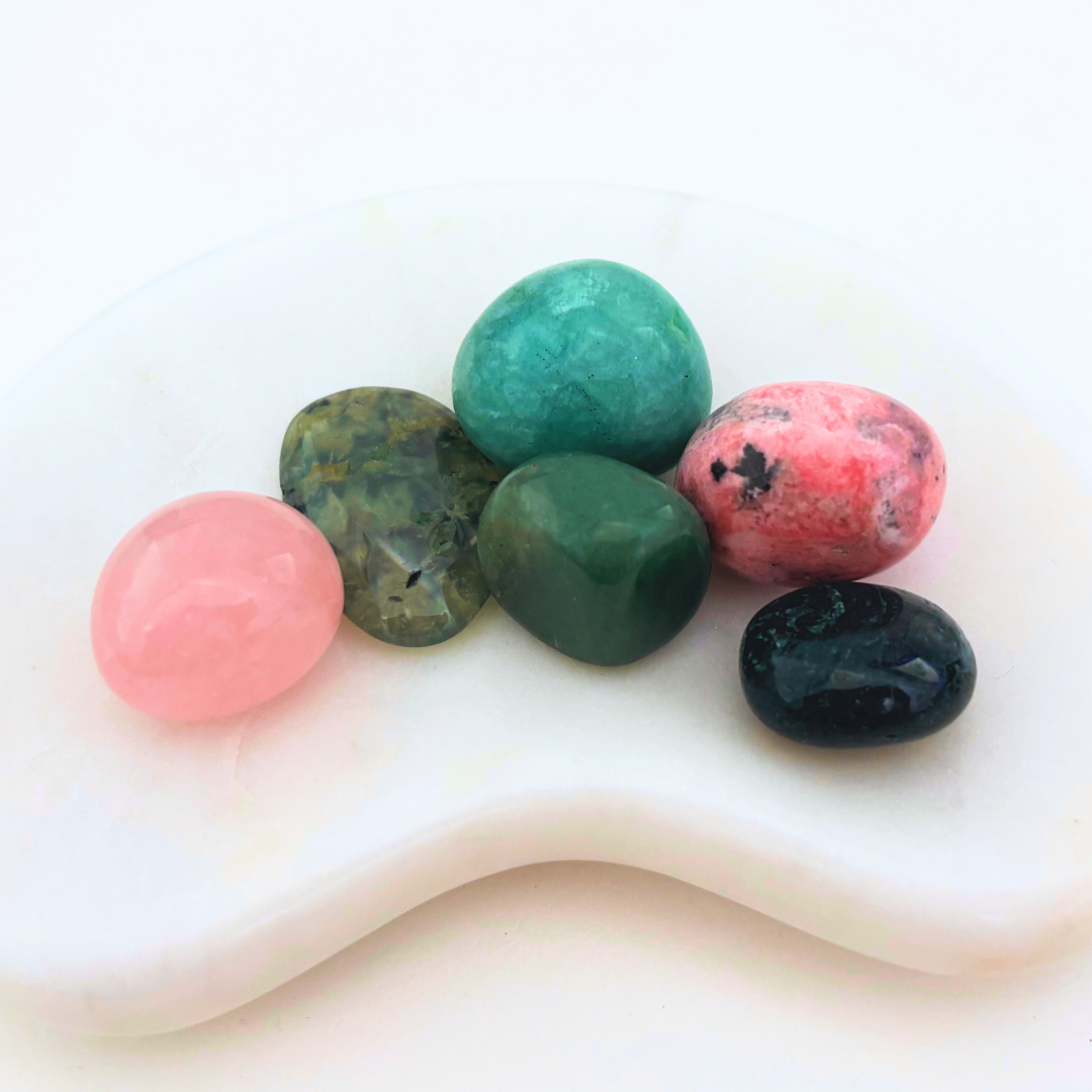 Heart Chakra Crystal Set