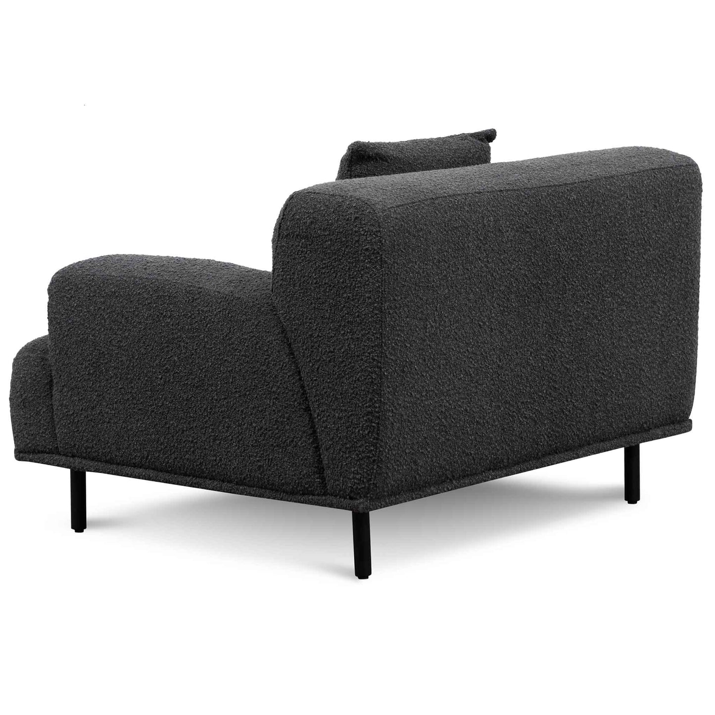 Leona Charcoal Boucle Armchair