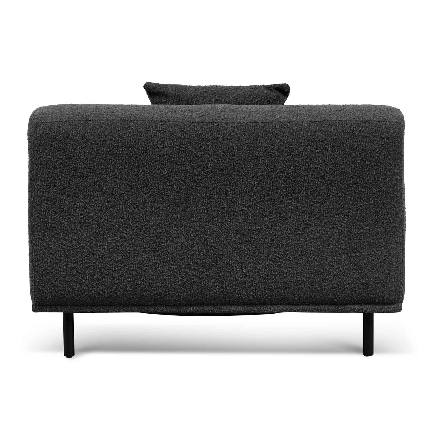 Leona Charcoal Boucle Armchair