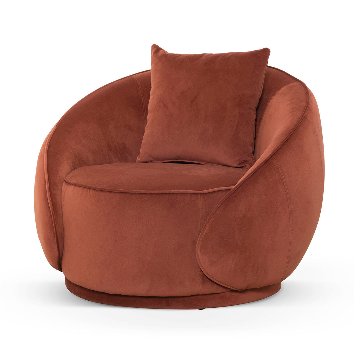 Elowen Rustic Orange Armchair