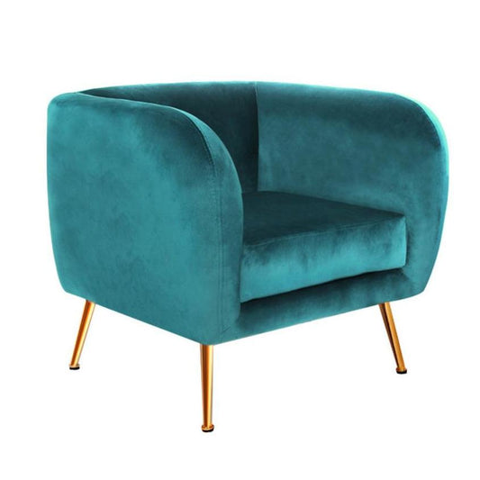 Jade Velvet Arm Chair