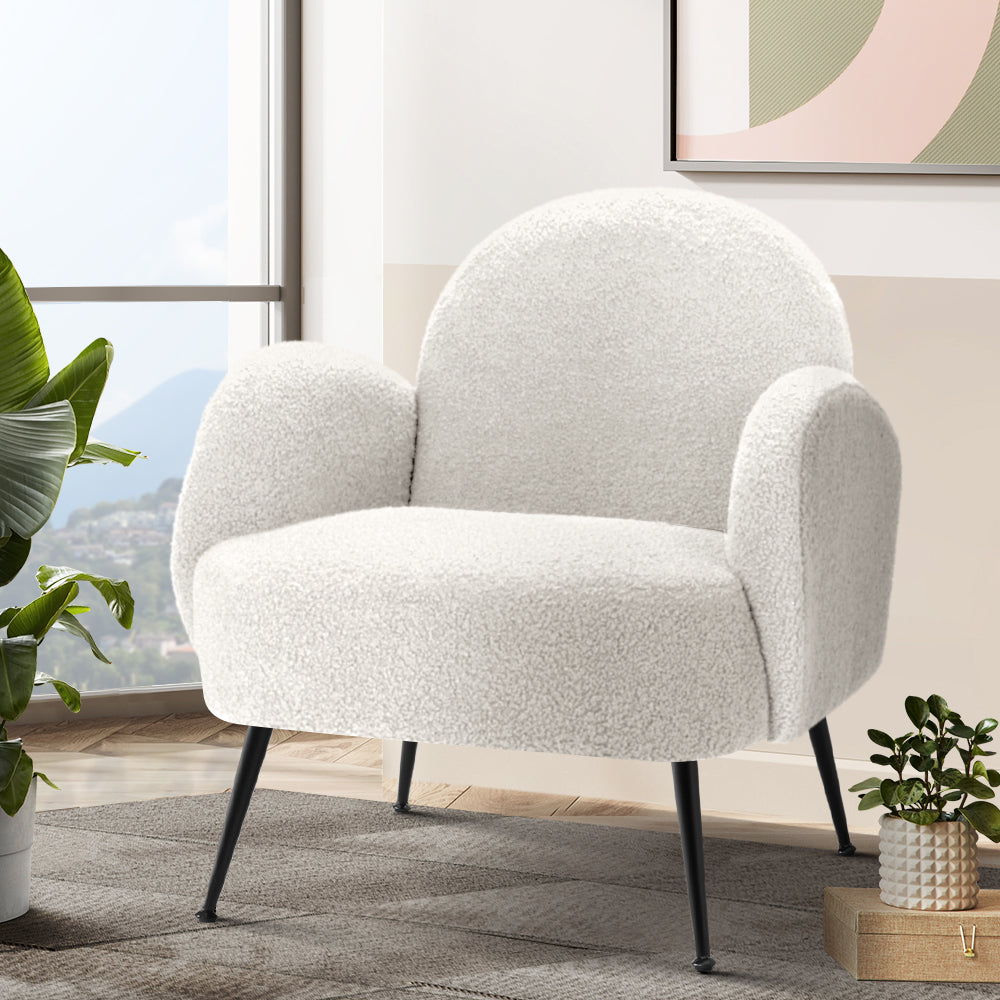 Selena Boucle Arm Chair