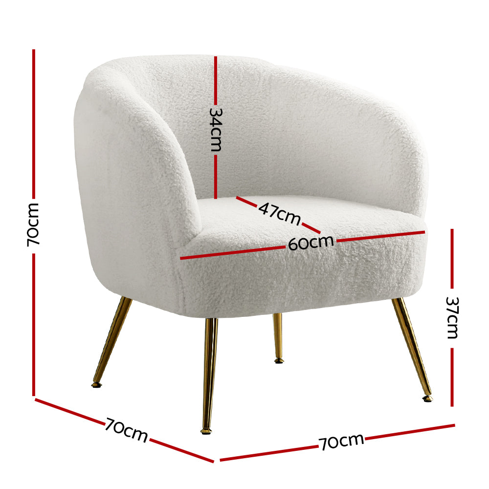 Giselle Boucle Occasional Chair