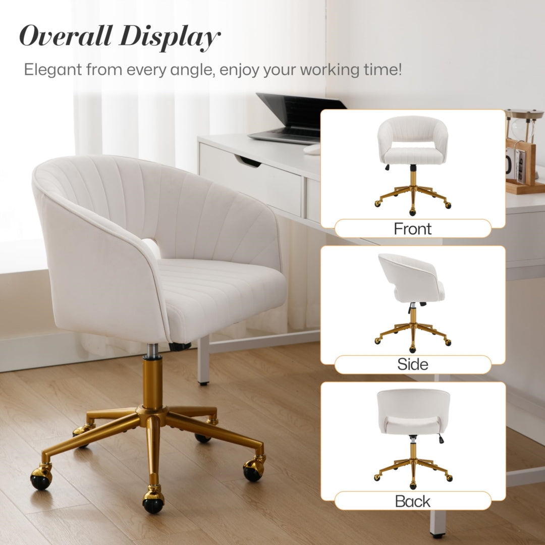 Ruby Beige Office Chair