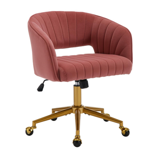 Lucy Velvet Office Chair