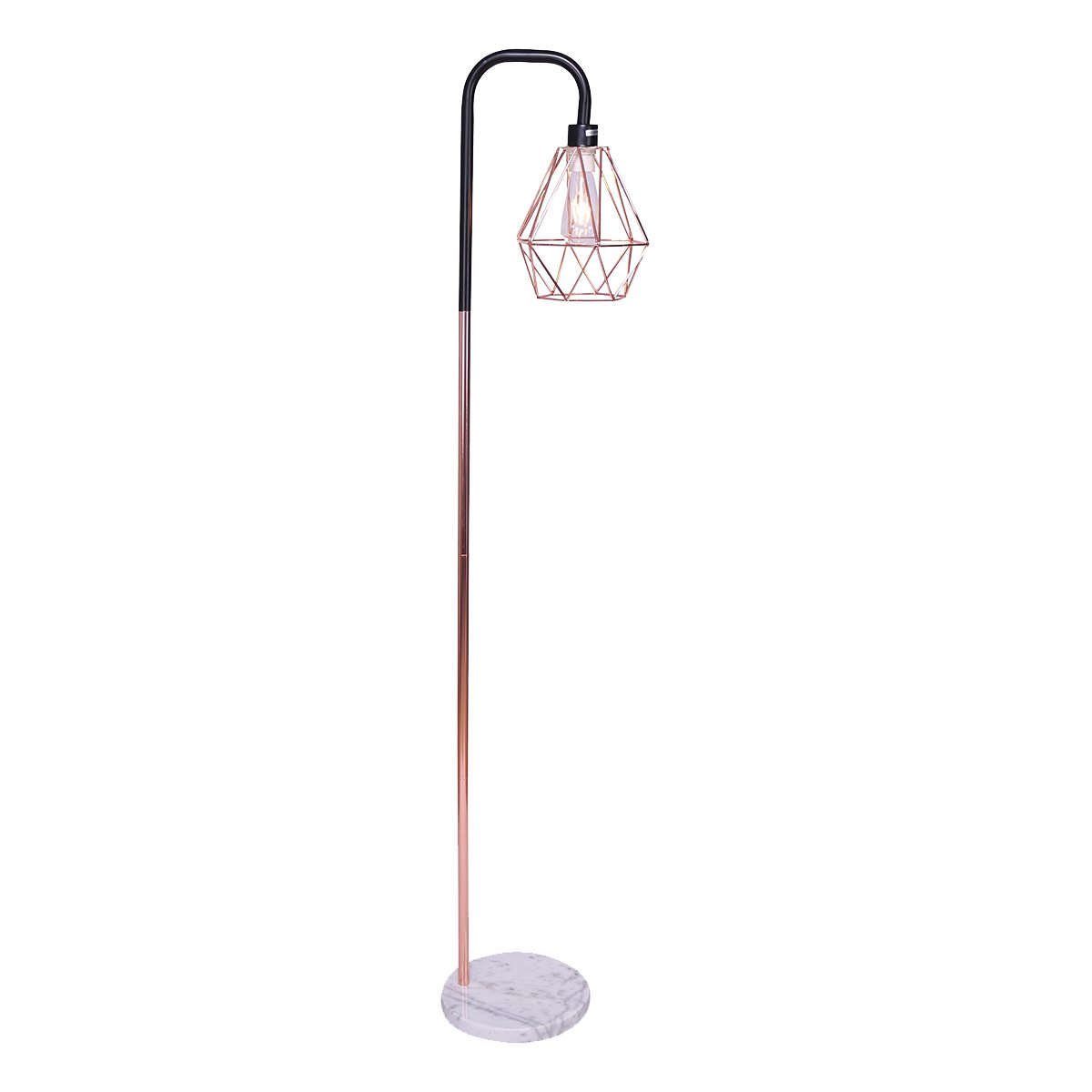 Amethyst Industrial Floor Lamp