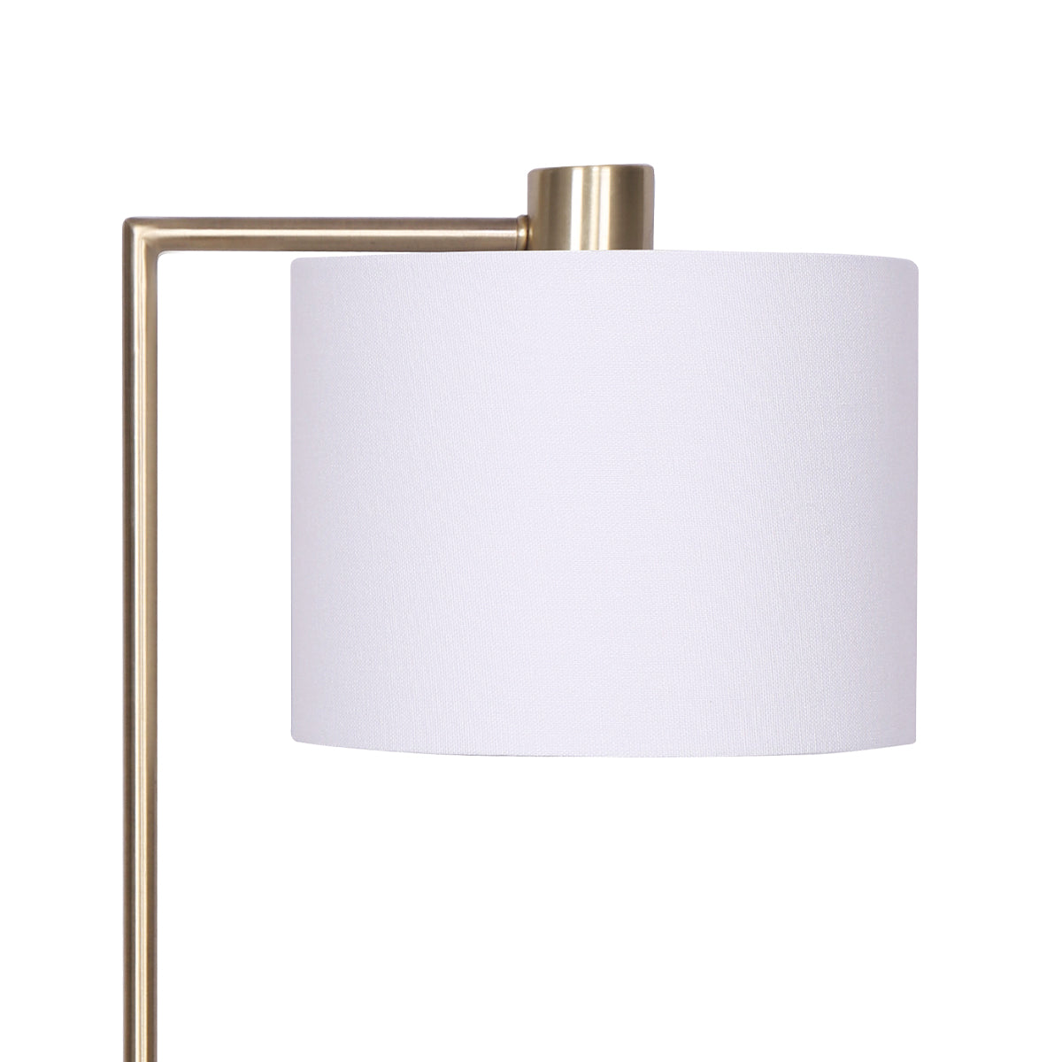 Jade Brushed Metal Table Lamp