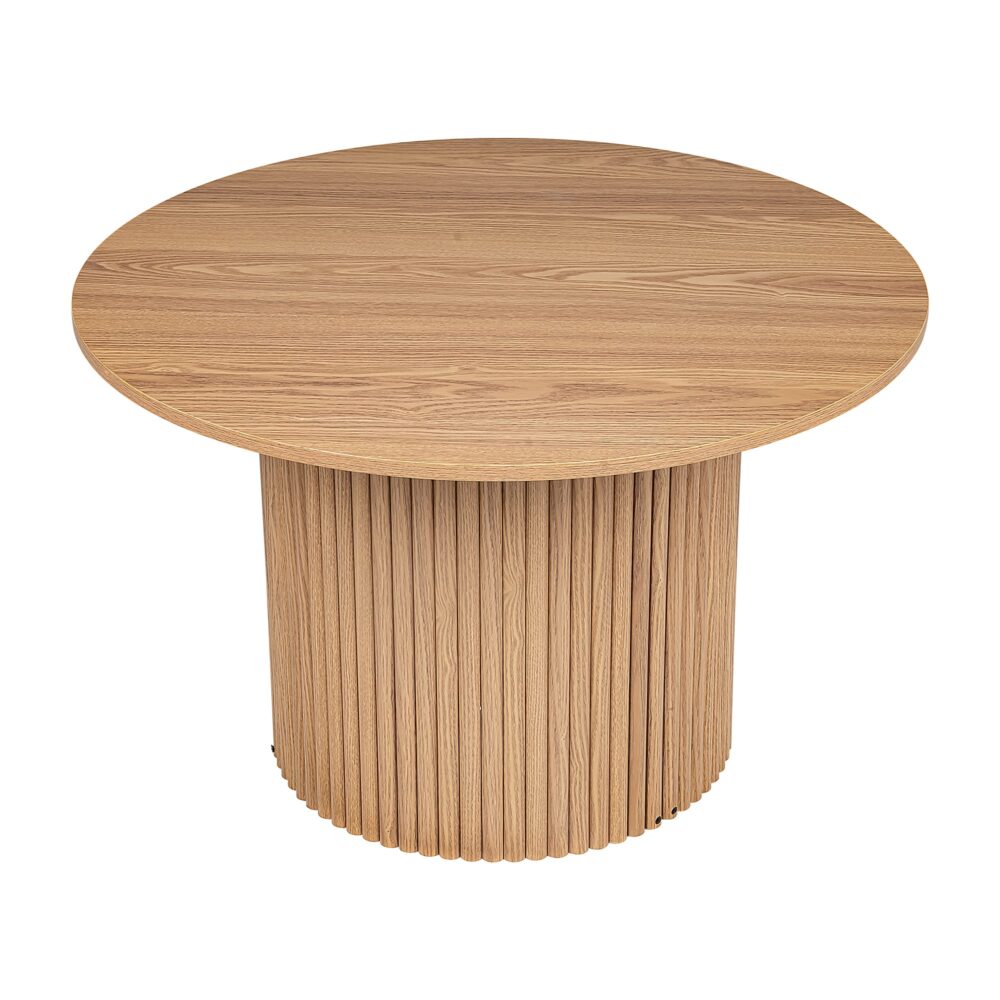 Luxe Ribbed Round Table