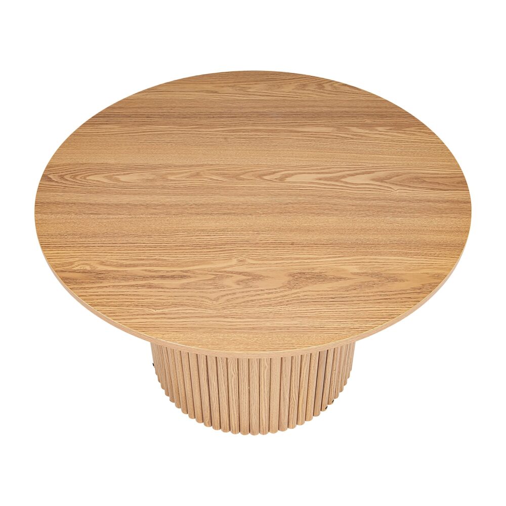 Luxe Ribbed Round Table