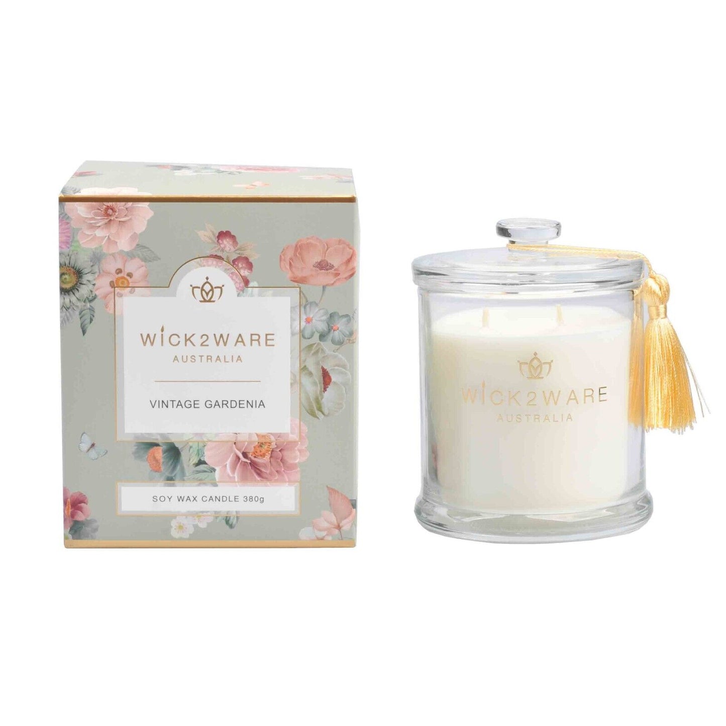 Vintage Gardenia Scented Candle