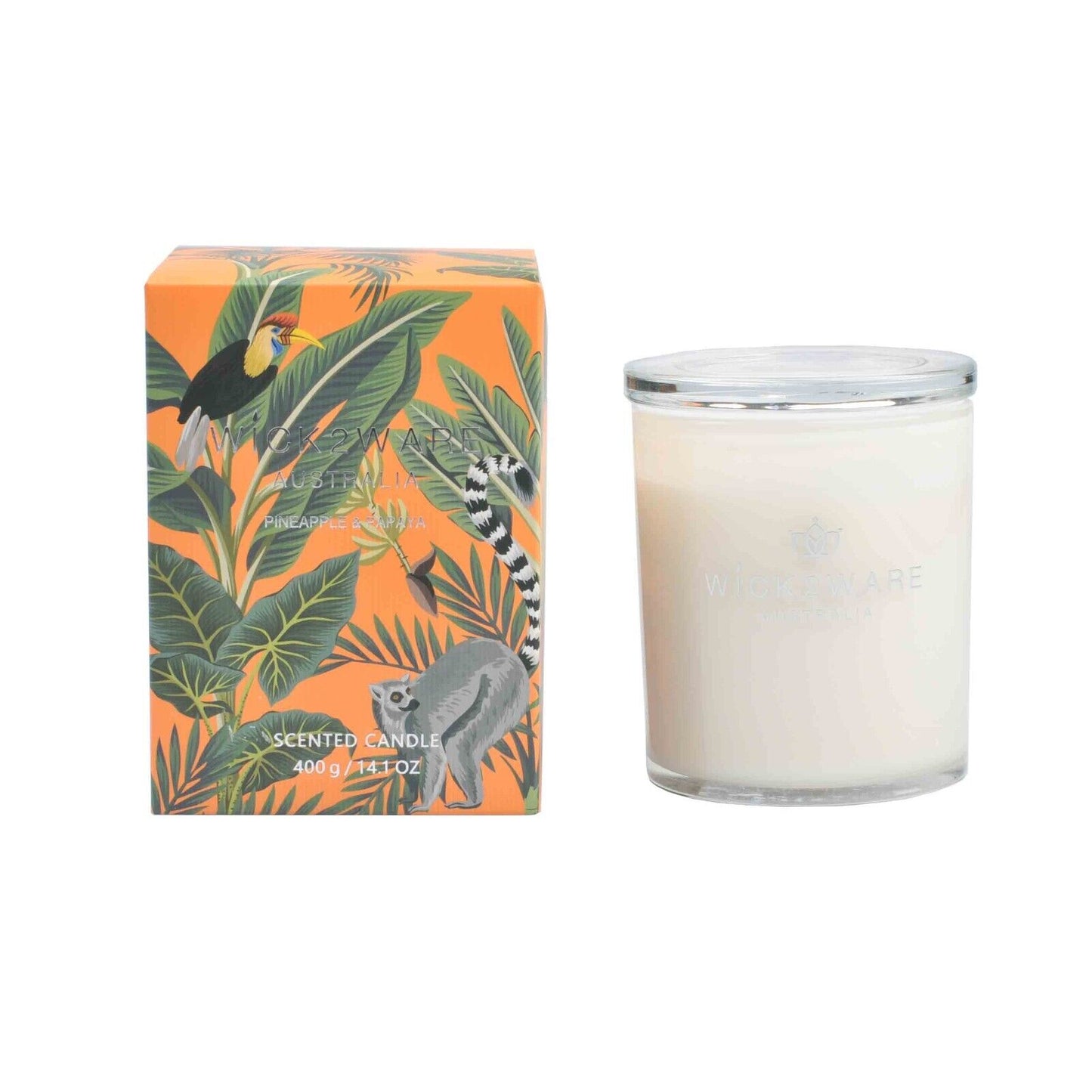 Pineapple and Papaya Scented Candle