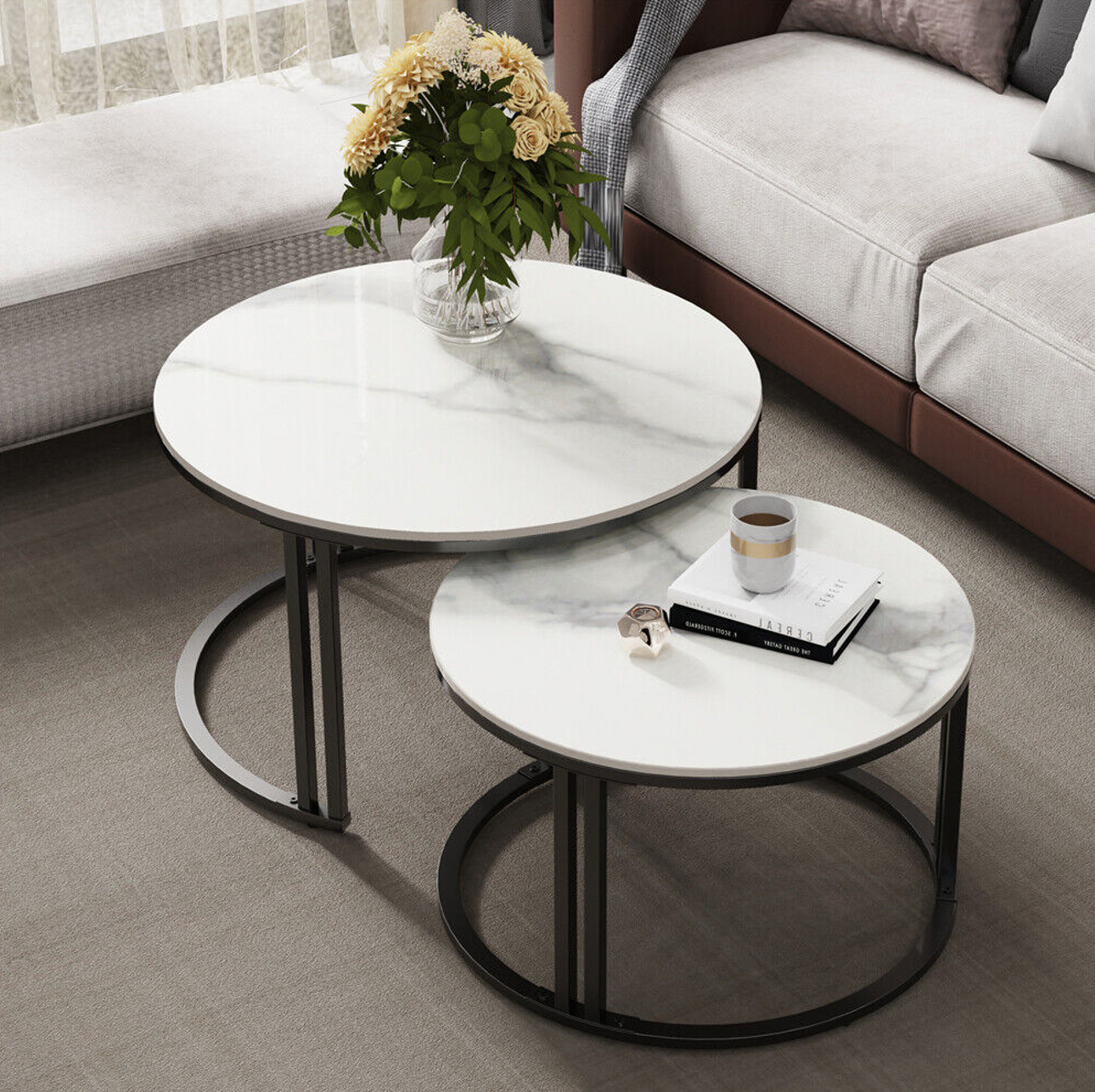 Cosima Nesting Table -  White