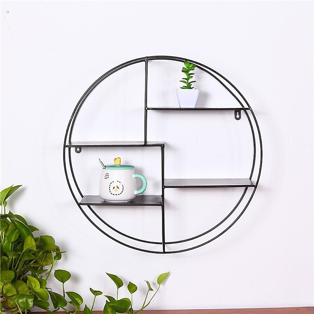 Isabel Black Wall Shelf