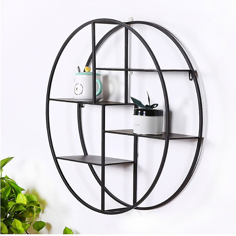 Isabel Black Wall Shelf