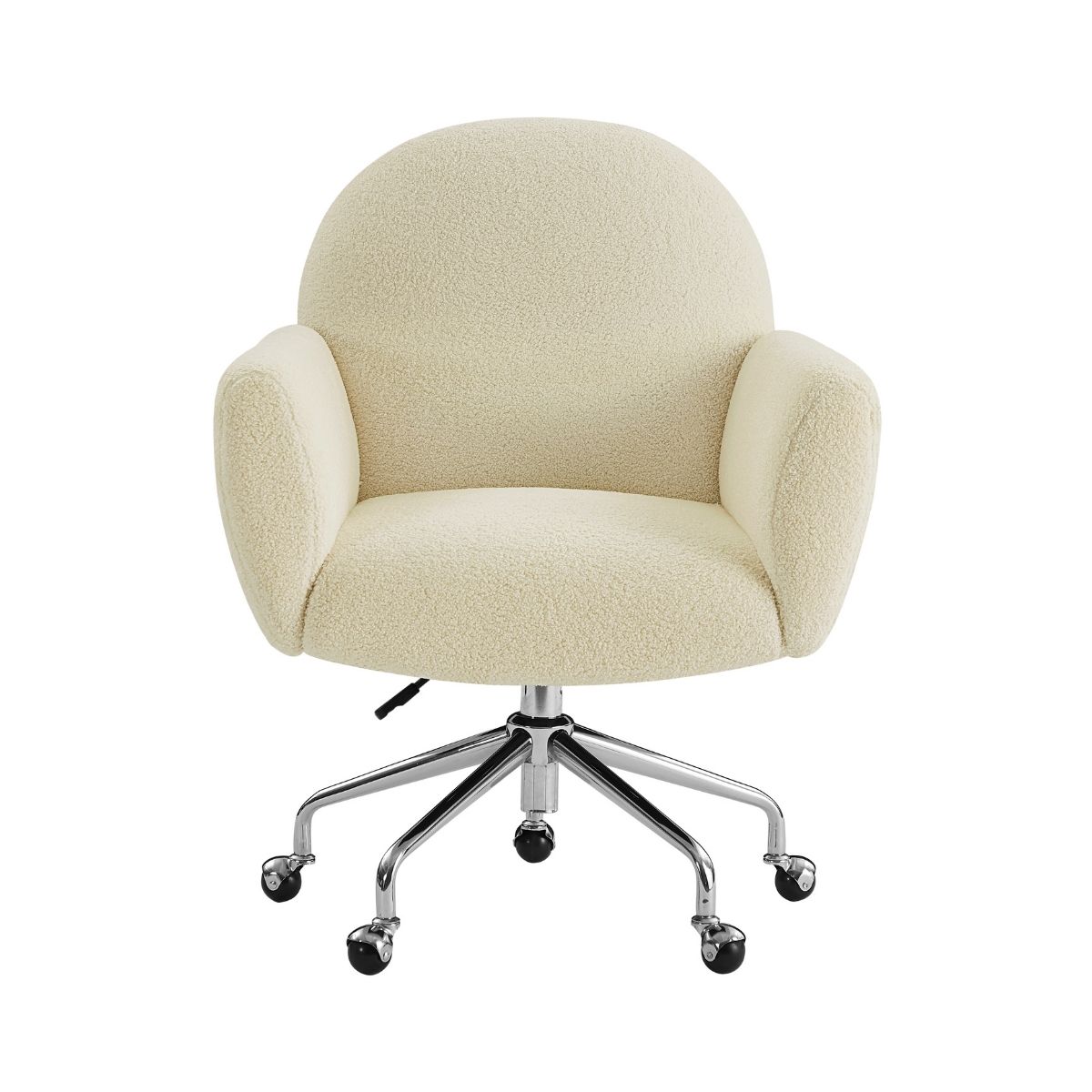 Violet Boucle Office Chair