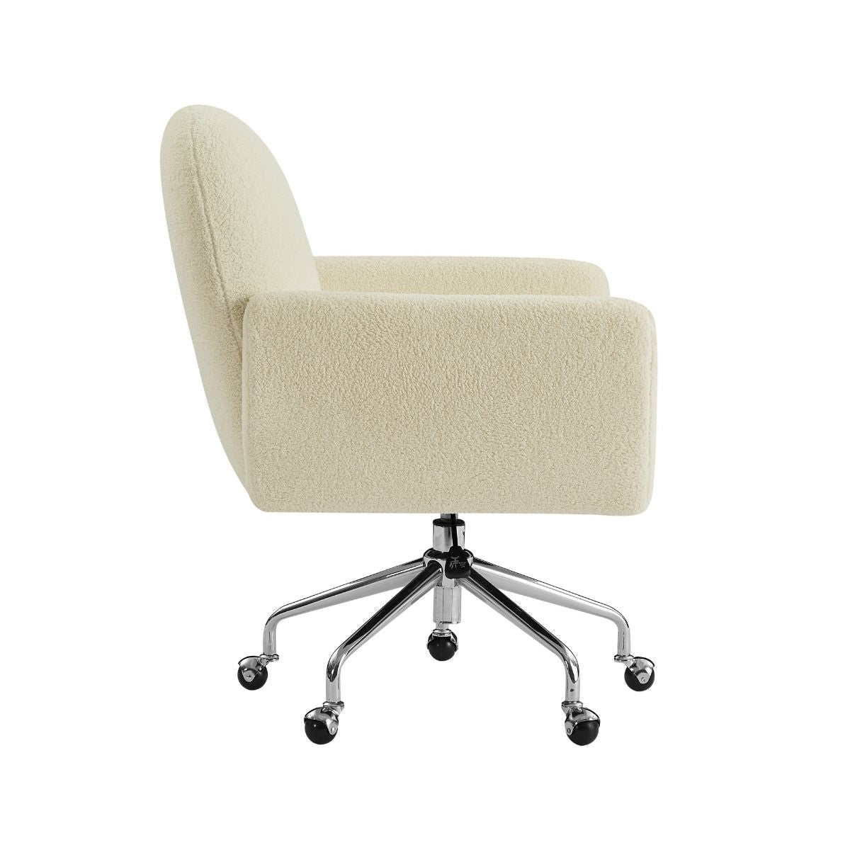 Violet Boucle Office Chair