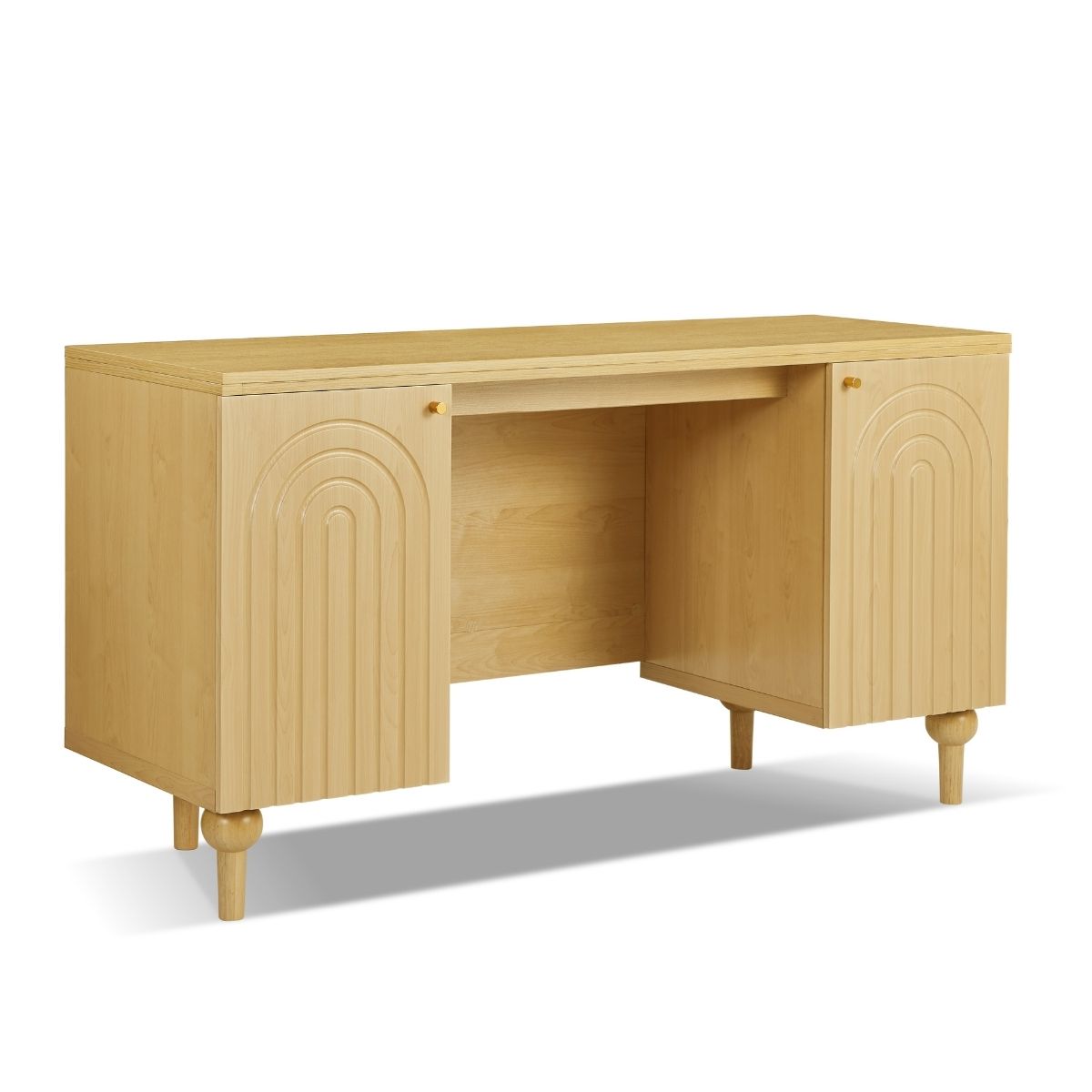 Solara Natural Light Oak Desk