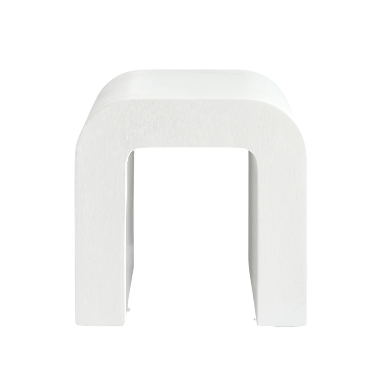 Curve White Side Table