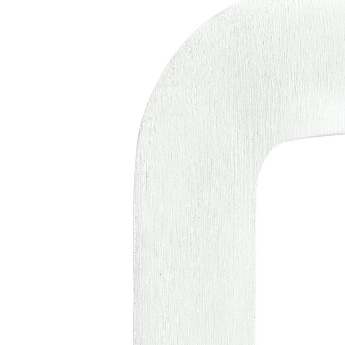 Curve White Side Table