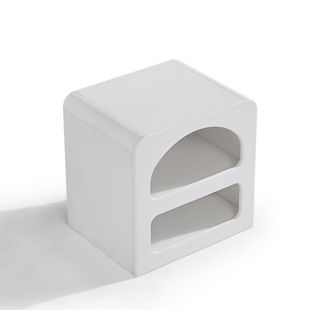 Serafina Chalk White Side Table