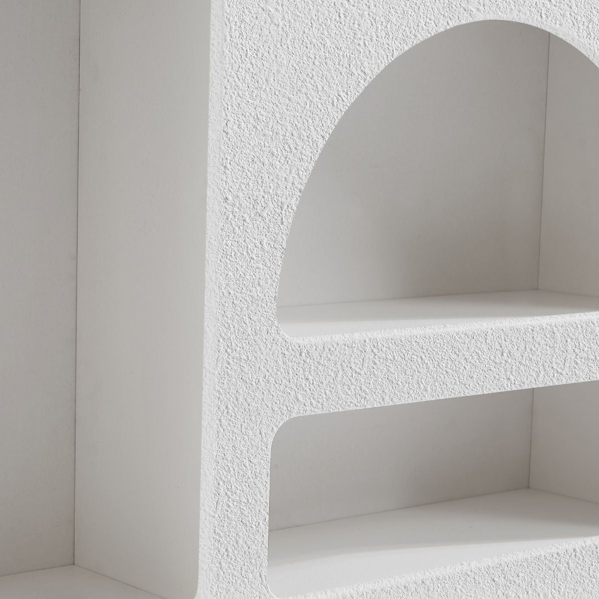 Serafina Chalk White Display Shelf